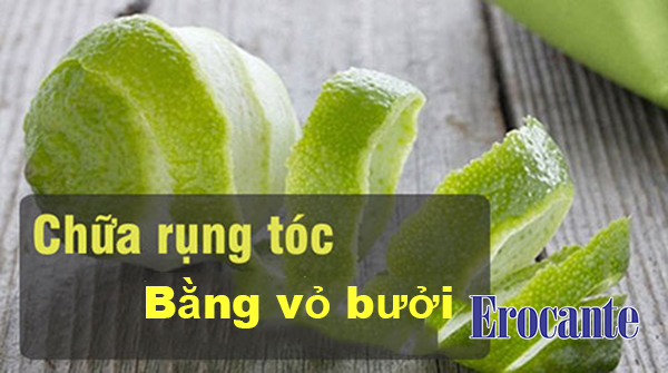 Cách trị rụng tóc bằng vỏ bưởi