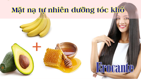 Mặt nạ tự nhiên dưỡng tóc khô