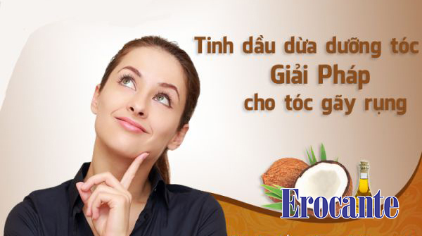 Cách trị rụng tóc hiệu quả với dầu dừa