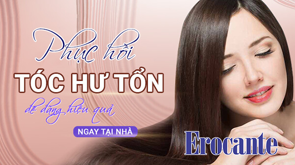 Phục hồi tóc hư tổn tại nhà