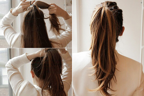 Thay đổi kiểu tóc có thể giúp bạn che đi mái tóc đang dầu bết